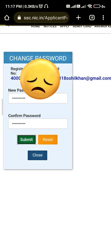 shoyeb978's tweet photo. @SSCorg_in Sir due to low site, we are unable to fill the form, please extend the date 🙏 #SSCGD2022 #sscgd_form_date_extend https://t.co/0rcKJ8Cy6F