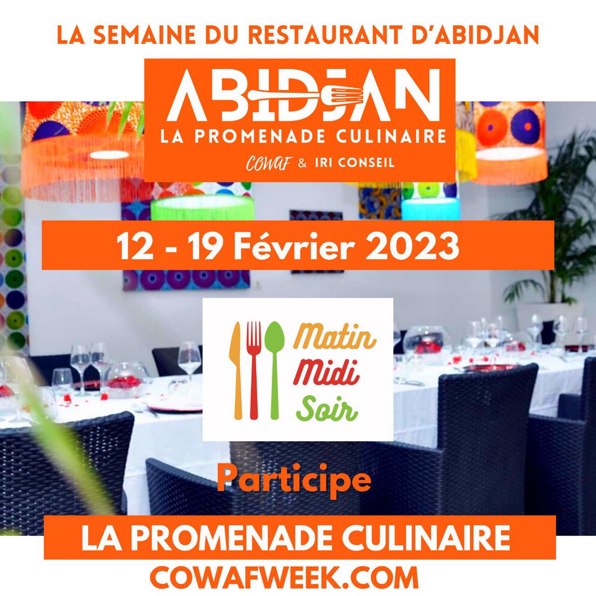 cowaf_week's tweet photo. Retrouvez bientôt @mms by Nadia… 
sur la liste des inscrits à @la_promenade_culinaire_abidjan 2023 !
Faites vous aussi parti de la liste des restaurants en nous contactant dès aujourd’hui !Contactez nous contact@cowafweek.com et/ou +225-0703819064
https://t.co/spOqJVo0yy https://t.co/wJr1nQeduX