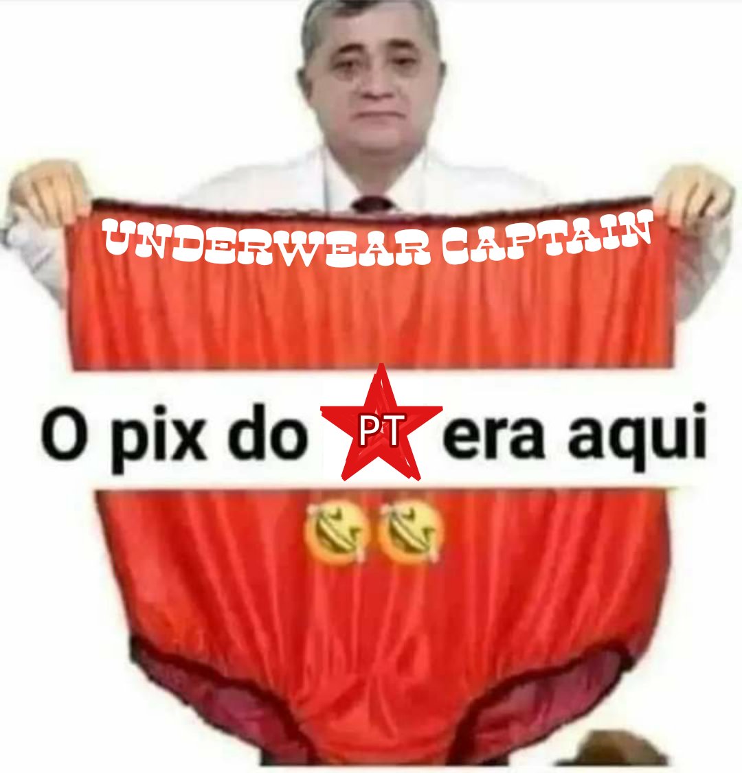 1977ega's tweet photo. @guimaraes13PT Não quero nem imaginar o tamanho da cueca, que ja deve ter comprado. https://t.co/qbrSNMEQwC