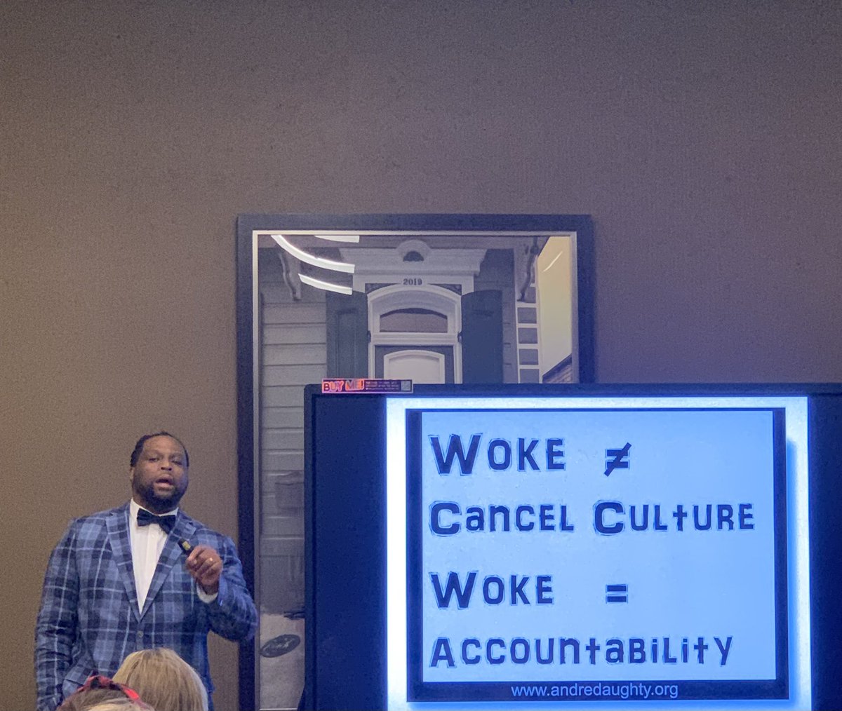 Great session - Preschool to Prison <a href="/andredaughty/">Andre Daughty</a>  19 OKC Logos #WOKE #LACUE22