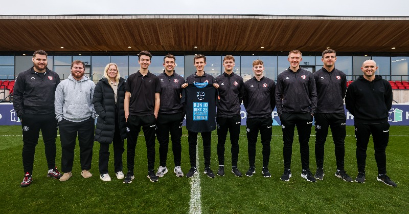 BristolCity's tweet photo. Nearly £2,000 raised so far! 👏

#BristolCity staff have been running and cycling every day in November to raise money for Prostate United, raising awareness for Prostate Cancer which affects one in eight men.

Click below to donate: 👇