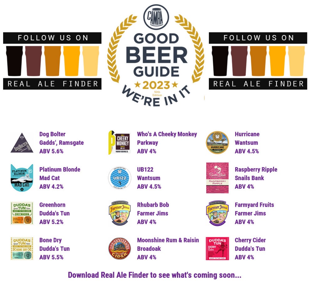 This week from <a href="/RamsgateBrewery/">Ramsgate Brewery</a> <a href="/madcatbrewery/">Mad Cat</a> <a href="/WantsumBrewery1/">w</a> <a href="/ParkwayBrewing/">Parkway Brewing Co</a>