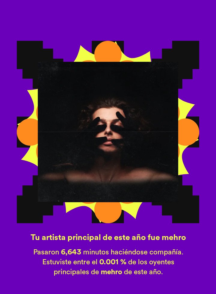 anyell_arambulo's tweet photo. @iammehro adoptó mis oídos JAJAJAJ, music is my refuge and mehro my medicine.
thank you mehrito dorito I love you so much🖤♦️🫂
.
.
.
#Mi2022enSpotify #FelizMiercoles #mehro #music https://t.co/LAe3Qfry9L