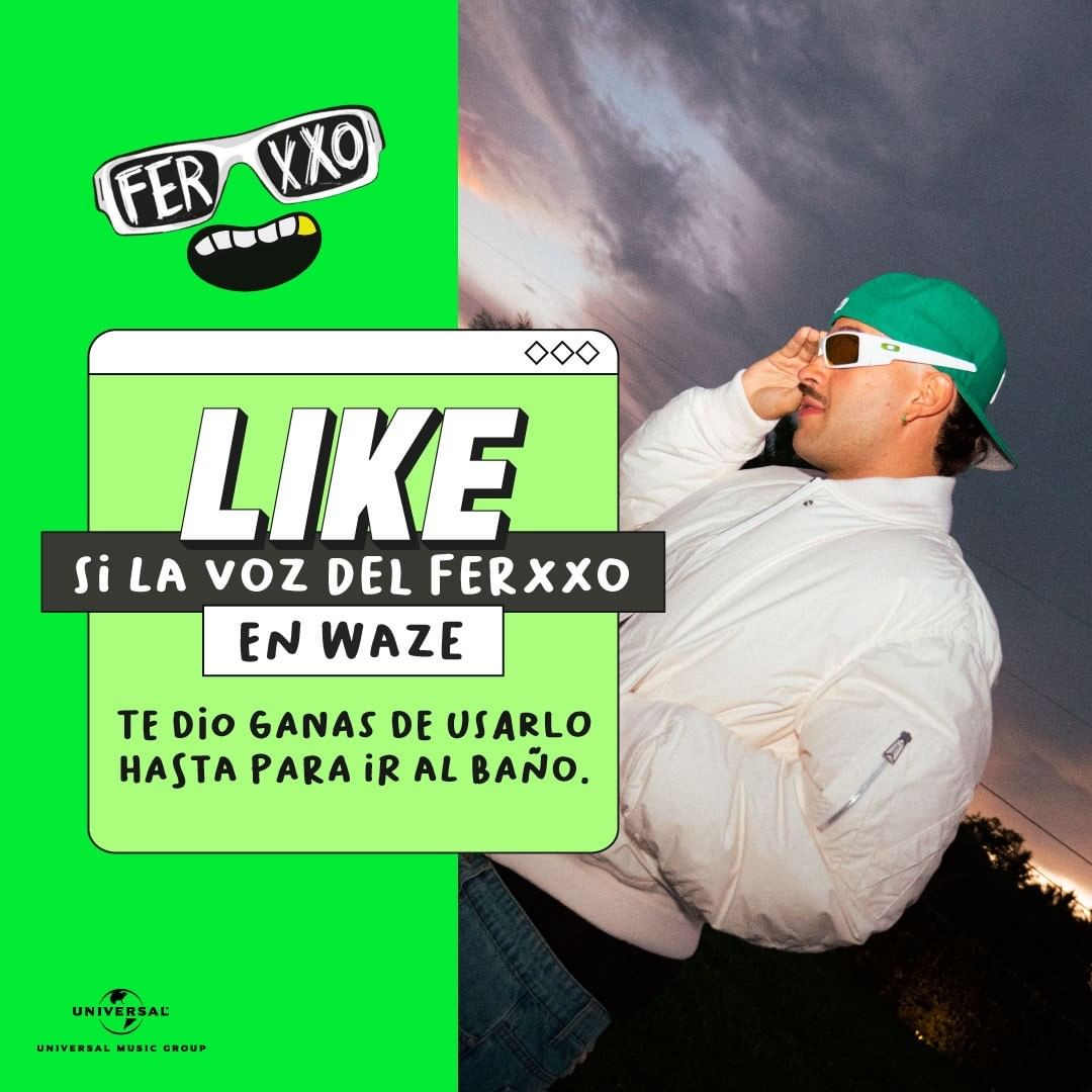 UniversalMPeru's tweet photo. Ferxxo en @waze es lo mejor que tendrás en tus viajes mor. Coméntanos con 🔥 si ya lo escuchaste nea.
@ferxxo4 😏

#parcheseamanejarconelferxxo #FeidEnWaze #WazeConFeid #perreo #reggaeton #ferxxomireligión #waze #gps #ferxxowaze https://t.co/IvboKAHVGL