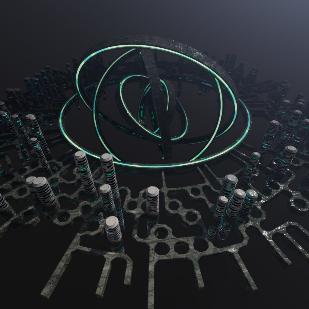DangoFlying's tweet photo. #Nodevember2022 #Nodevember 
#cinema4d #c4d #scenenodes
day29-30(end) "Asteroid Village" https://t.co/CE8wnLJ6i6