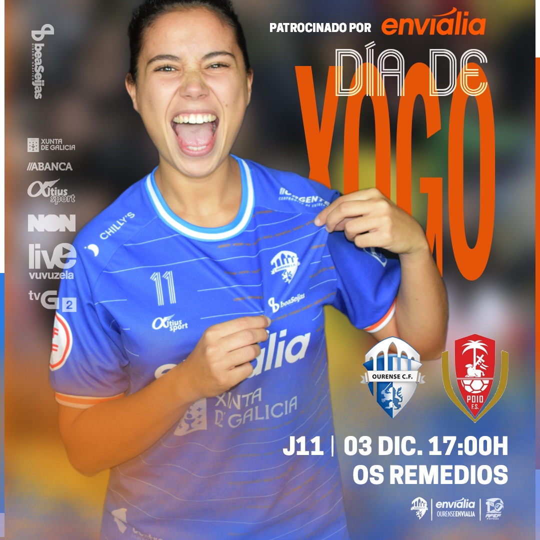 OUontimeFSF's tweet photo. 🗞️ OPERACIÓN QUILO 2023 // DERBI DEL SÁBADO 03/12 ANTE POIO // J.11 // COLABORA E TRAE ALIMENTOS (@axamencer)
📅 03/12
⏰ 17:00H
OURENSE ENVIALIA FSF 🆚 @PoioPescamarfs 
📍 #Ourense 
🏟️ OS REMEDIOS
TIENDA ONLINE 👇
https://t.co/l0RVFqW3u5
Diseño: @BeaSeijasDiseno  
🚀🧡 #imosOlio https://t.co/1IStizFn4g
