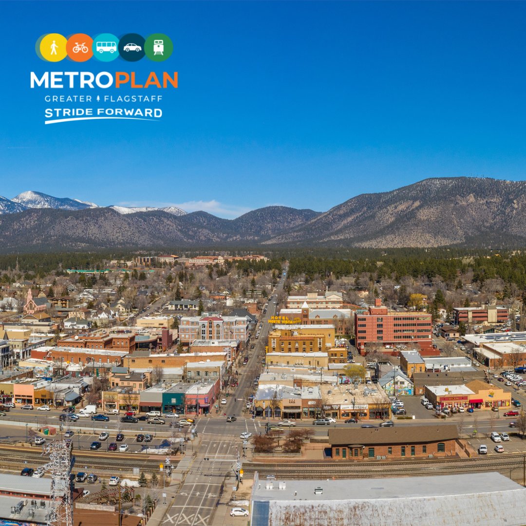 You’ve spoken through your input, and we hear you! Thanks to feedback from our Greater Flagstaff community, we’re creating a new transportation plan for the next 20 years and beyond. Check out metroplan.org/strideforward to learn more about the future we’re building together!
