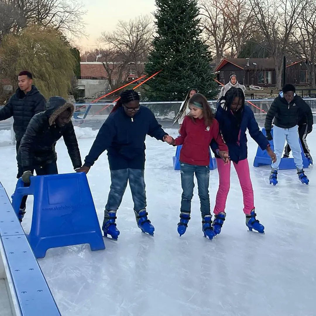 Last week, our LOFT middle schoolers took over the Monona Bank River Rink for an afternoon of ice skating ranging from wobbly to triple Axel (okay, maybe not, but they were good skaters!). Thanks to Monona Parks &amp; Recreation for hosting and sharing the fun photos with us. ⛸️
