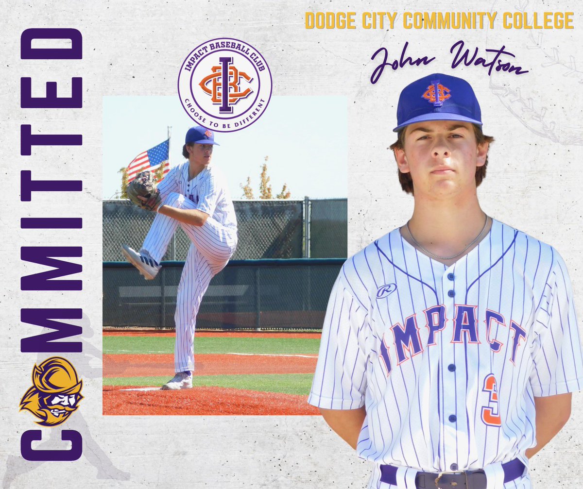 Congratulations to John Watson on his commitment to Dodge City Community College! <a href="/GoConqsBB/">Dodge City CC Baseball</a>