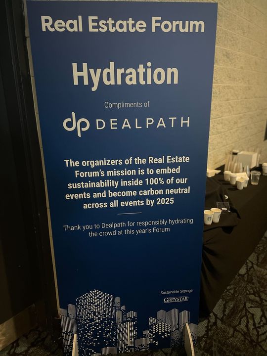 dealpath's tweet photo. We’re proud to be the Hydration Sponsor for the Toronto Real Estate Forum in partnership with @re_forums! Connect with our team to learn how #cre firms of all sizes surface the most meaningful investment opportunities with Dealpath. #TREF22 #proptech #dealmanagement #realestate https://t.co/UfcK2CVBdF