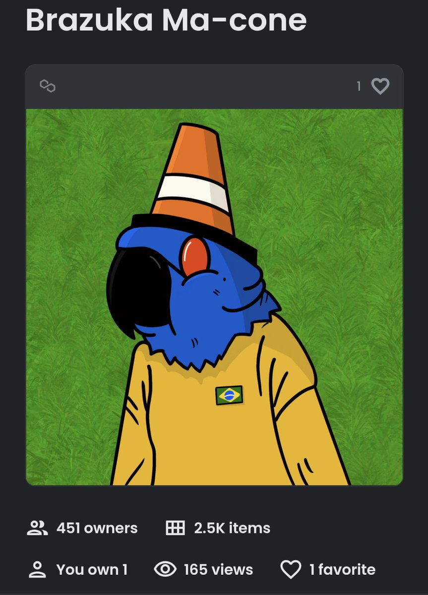 Thank you @fmarxyy for the gift! If you hold any of his Reddit Avatars you'll be getting one of these dropped to you! Cone.