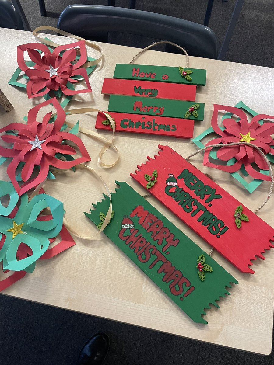 So impressed with some of the lovely decorations made by our pupils so far to hand in to our local care home for Christmas 🎄 how cute is this Rudolph made by an S4 pupil?! 🔴🦌 <a href="/pupilparly/">GHS Pupil Parliament</a> <a href="/Greenfaulds_HS/">Greenfaulds HS</a> #GhsGenerations
