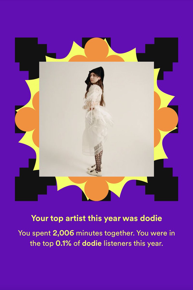 ExploreEDH's tweet photo. I knew I listened to a lot of @doddleoddle this year, but I didn’t think it was THAT much. No regrets https://t.co/iw5zLdjyx4