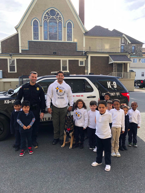 olssac's tweet photo. Thank you to our friends at Atlantic City PD! They visited us yesterday...with their K9's. The students loved the live demonstration! https://t.co/Vqp8it0K2N