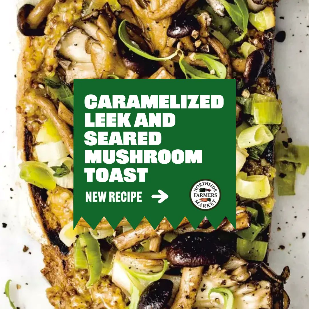 Today we're bringing you a recipe that combines leeks and mushrooms to make a savory umami flavor you will definitely come back to! Get your leeks from Our Harvest, mushrooms from Sproutly and Henaben, and sourdough from @BlueOven. Enjoy! buff.ly/3Vf6POI