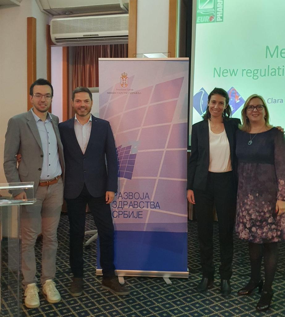 le 17/11/22 à Belgrade, Clara Joly présente "Medical Devices : regulation, process and purchase" dans le cadre d'une journée européenne sur les DM. 

Merci <a href="/nenadmiljkovic/">Nenad Miljkovic</a>, @EAHPtweet, @LouisBertin 

#Europe #Sante #RDM #circuit #hopital #pharmacy