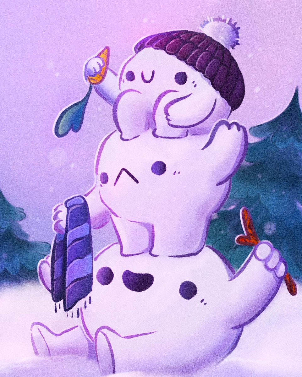 picnocline's tweet photo. A bunch of snowballs being goofballs! ❄️ https://t.co/6tZCMZPUCX