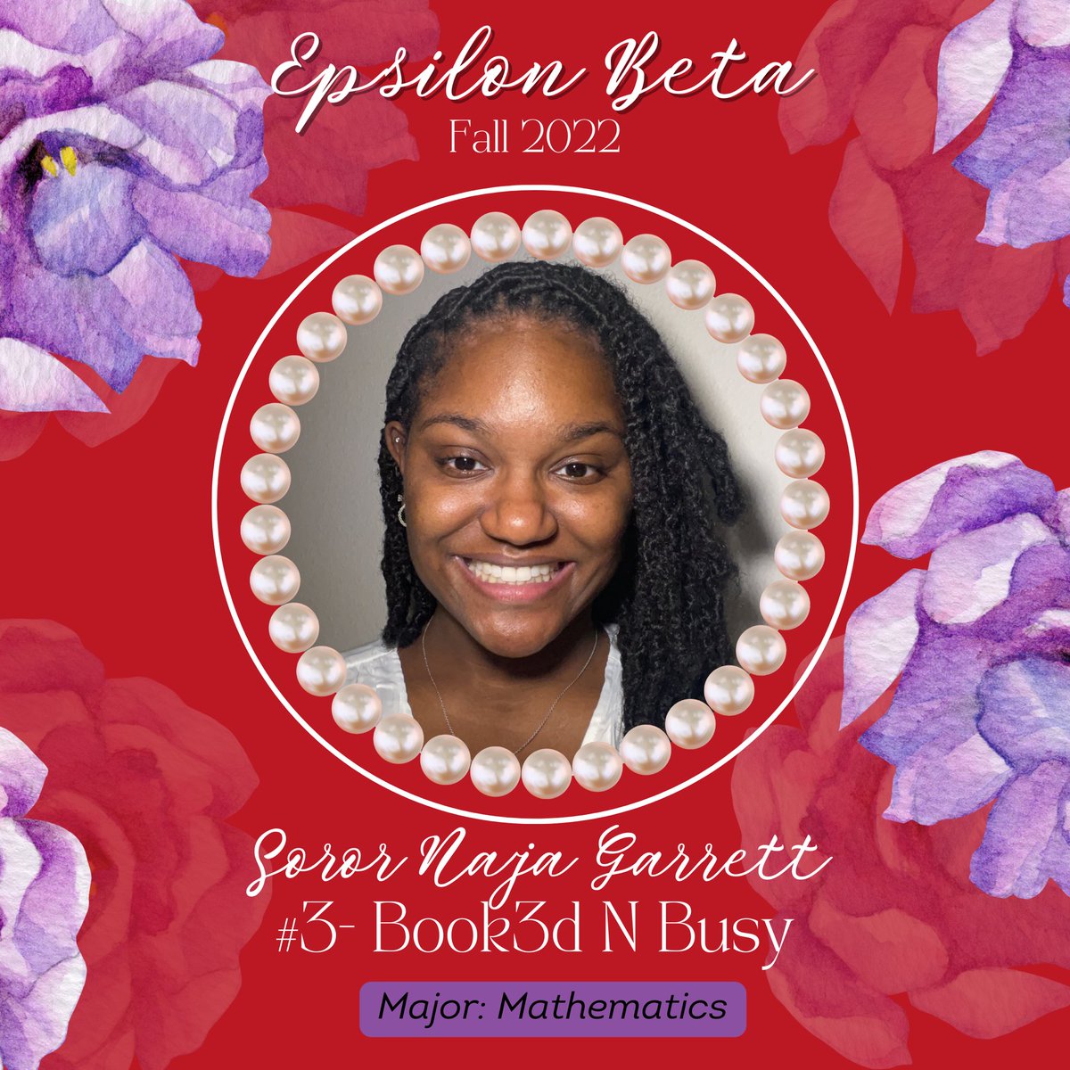 Introducing Soror Naja Garrett, but in Deltaland, we know her as Book3d N Busy #3