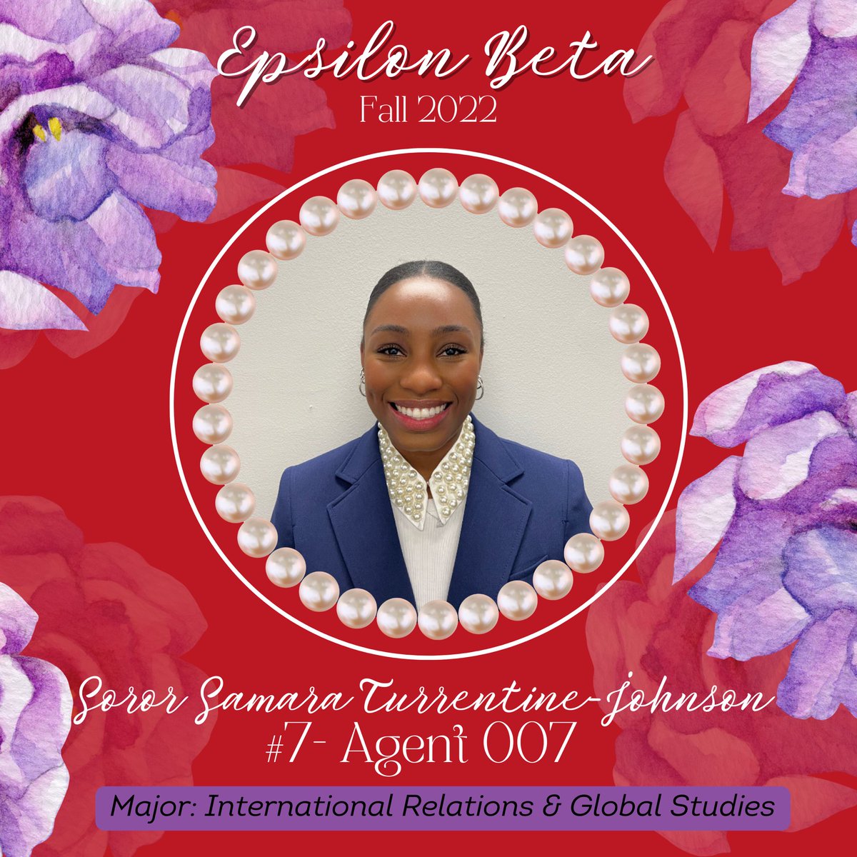 Introducing Soror Samara Turrentine-Johnson, but in Deltaland, we know her as Agent 007 #7