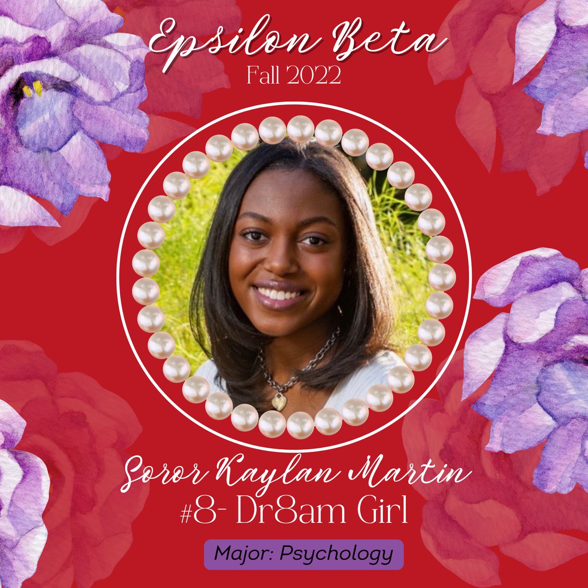 Introducing Soror Kaylan Martin, but in Deltaland, we know her as Dr8am Girl #8