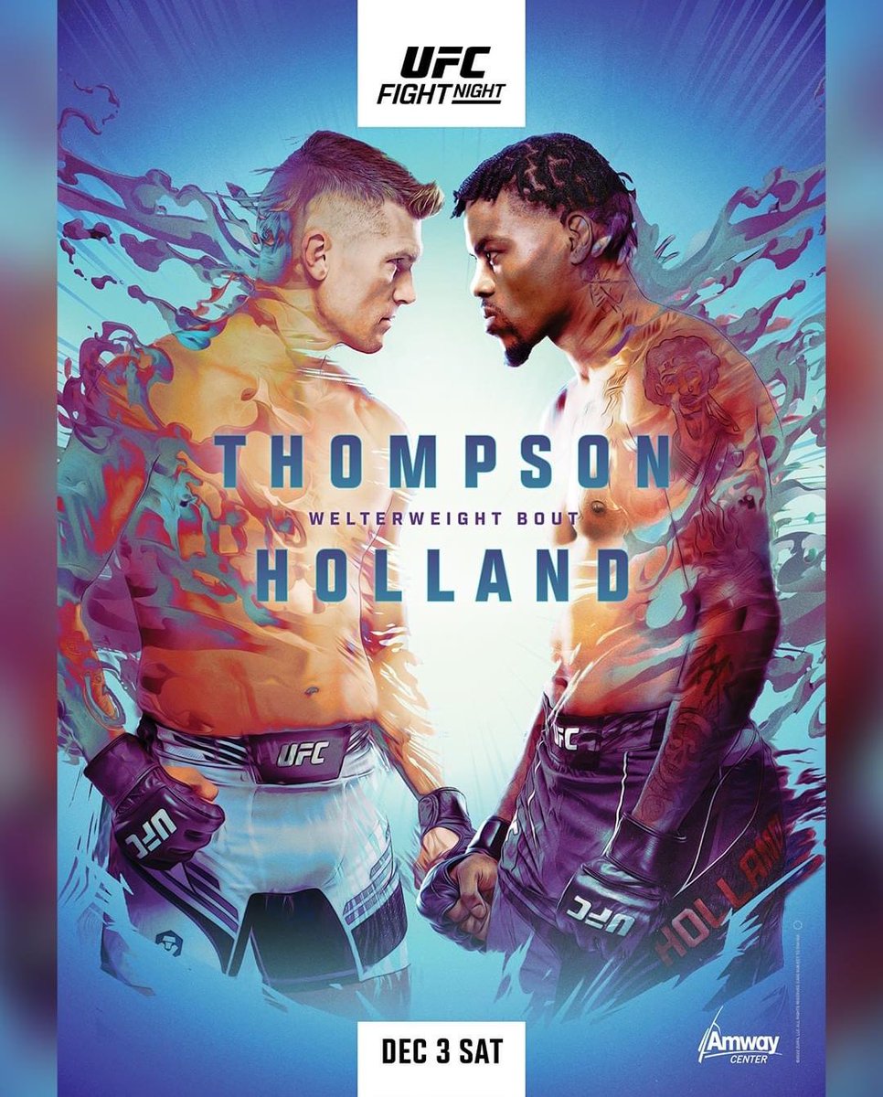 fanaticosMMAGT's tweet photo. El UFC vuelve este sábado con una buena cartelera desde Florida, #UFCFlorida Thompson versus Holland. Con un ojo acá y uno en el Mundial porqué arranca temprano. Estelares a las 9:00 AM 🇬🇹, no me pregunten por qué. https://t.co/oeoYKte1jC
