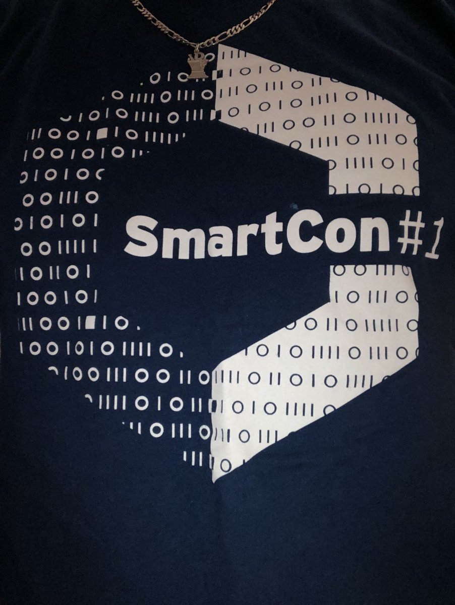 Carolina4Crypto's tweet photo. Seems like so long ago throwback to #SmartCon1 @PatrickAlphaC https://t.co/Qv5HewjDRk