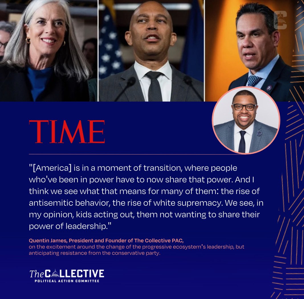QJames's tweet photo. Major congrats are in order to @RepJeffries who is the first Black lawmaker to lead a major party in Congress! #BuildingBlackPoliticalPower https://t.co/M5wHycwAe6