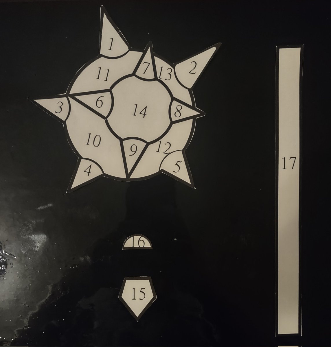 Stained glass flail I'm making ⚔️