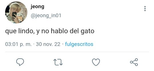 fulgescritos's tweet photo. jeongho au ━ CHRISTMAS EVE.

El gato de Mnho se escapa de casa muy seguido, y como no tenía muchos planes para Noche Buena, decidió seguirlo.

Jeongn recibe una visita gatuna casi todas las noches, y unas horas antes de Navidad también. Pero no sería sólo un gato esa vez. https://t.co/v2rBa2Yf01