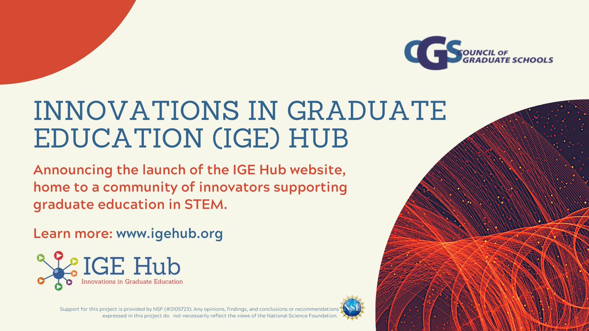 SBUGradProfDev's tweet photo. Big week for @StonyBrookU’s PhD Career Ladder Program! 
We are proud to have @sbuPCLP featured in the newly launched Innovations in Graduate Education (IGE) Hub! https://t.co/Ry25TANJY9
#IGEHub showcases innovative graduate education projects for the #NSFSTEM community. https://t.co/Ha77IbEHEi