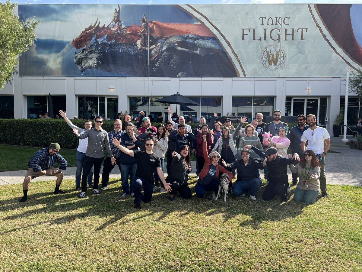 Anna_B_Morgan's tweet image. Happy Dragonflight launch!!!! Here’s some of the amazing humans that worked on “Take to the skies”. There are many many people that make these cinematics so special and they are pure joy to hangout with