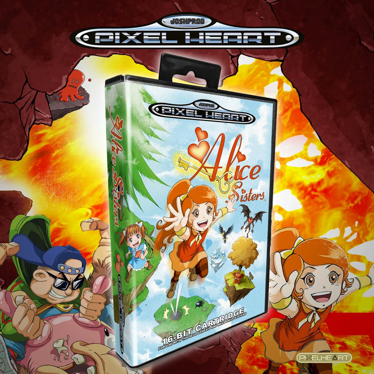 PixelHeart_eu's tweet photo. 🕹 𝐌𝐞𝐠𝐚 𝐃𝐫𝐢𝐯𝐞 𝐠𝐚𝐦𝐞𝐬
Rediscover our catalog of #MegaDrive video games !
👉 https://t.co/RHXGBynhvQ
We have chosen to highlight #MagicPocket and #AliceSisters.
💬 Do you agree with this choice ?
💬 Tell us which games would you highlight https://t.co/ktgZJcz4iR