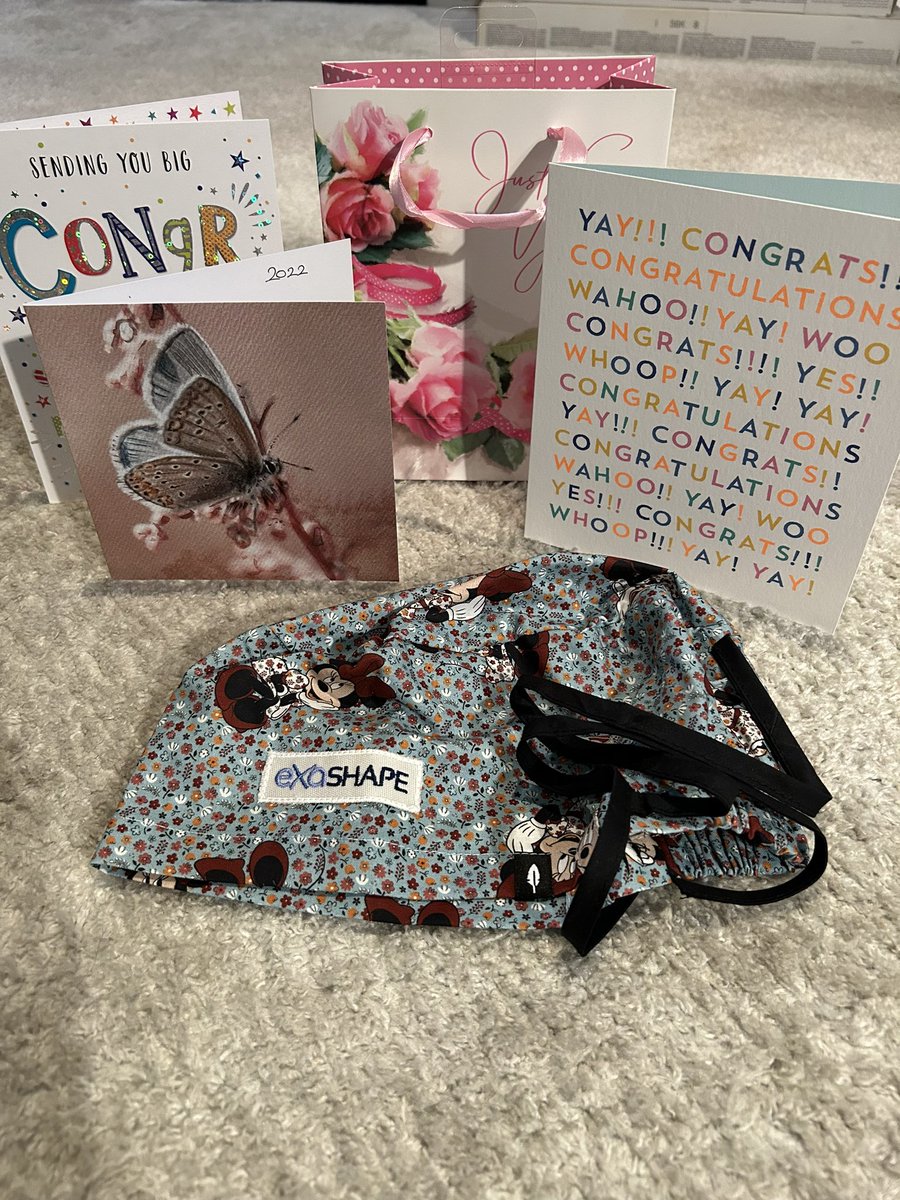 <a href="/BreastunitCDH/">CentralLancashireBreastCareUnit</a> Thank you for the Jacobs joint and the welcome celebrations today for being appointed as a consultant at the Breast unit. Absolutely overjoyed and spoilt and over the moon to be part of such an amazing team. Love my new scrub cap #thankyouforhavingme