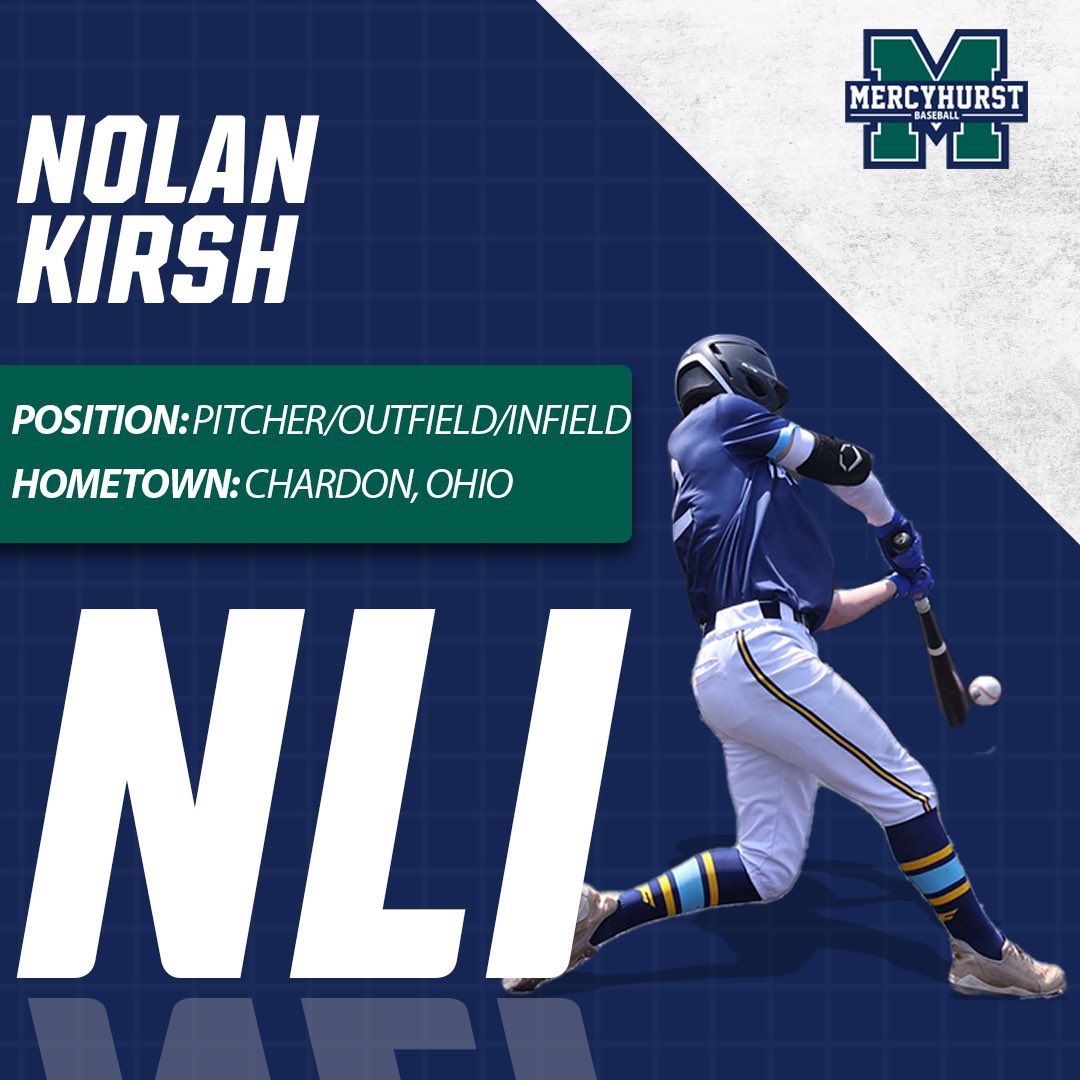 Mercyhurst Baseball (@hurstbaseball) on Twitter photo Nolan Kirsh is a state champion pitcher/utility player from Chardon High School in Ohio. 
Welcome to #thelakeshow ☘️⚾️
#hurstishome #futurelakers #family Nolan Kirsh is a state champion pitcher/utility player from Chardon High School in Ohio. 
Welcome to #thelakeshow ☘️⚾️
#hurstishome #futurelakers #family