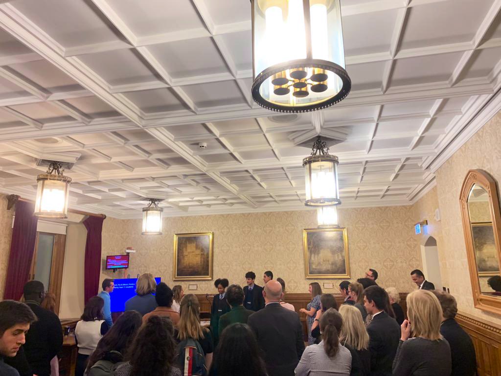 PoliticsProject's tweet photo. Incredible event at @UKHouseofLords launching our new report into youth political contact. Thank you Baroness Merron, @headstfidelis, @pimlicoacademy &amp; @aisha_cuthbert for sharing all your inspiring stories &amp; everyone that’s fulfilled our mission of #startingpowerfulconversations https://t.co/1q1yWyAKAp