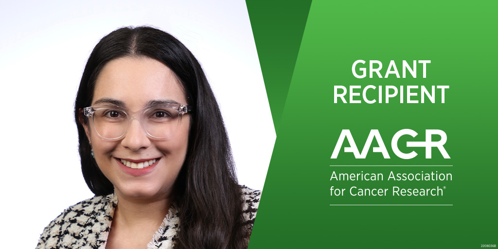 We congratulate Ana Velasquez Manana, MD, recipient of a 2022 AACR Career Development Award to Further Diversity, Equity, and Inclusion in Clinical Cancer Research. Supported by the AACR Cancer Research Stimulus Fund and AbbVie and AstraZeneca, she will study SDOH in lung cancer.