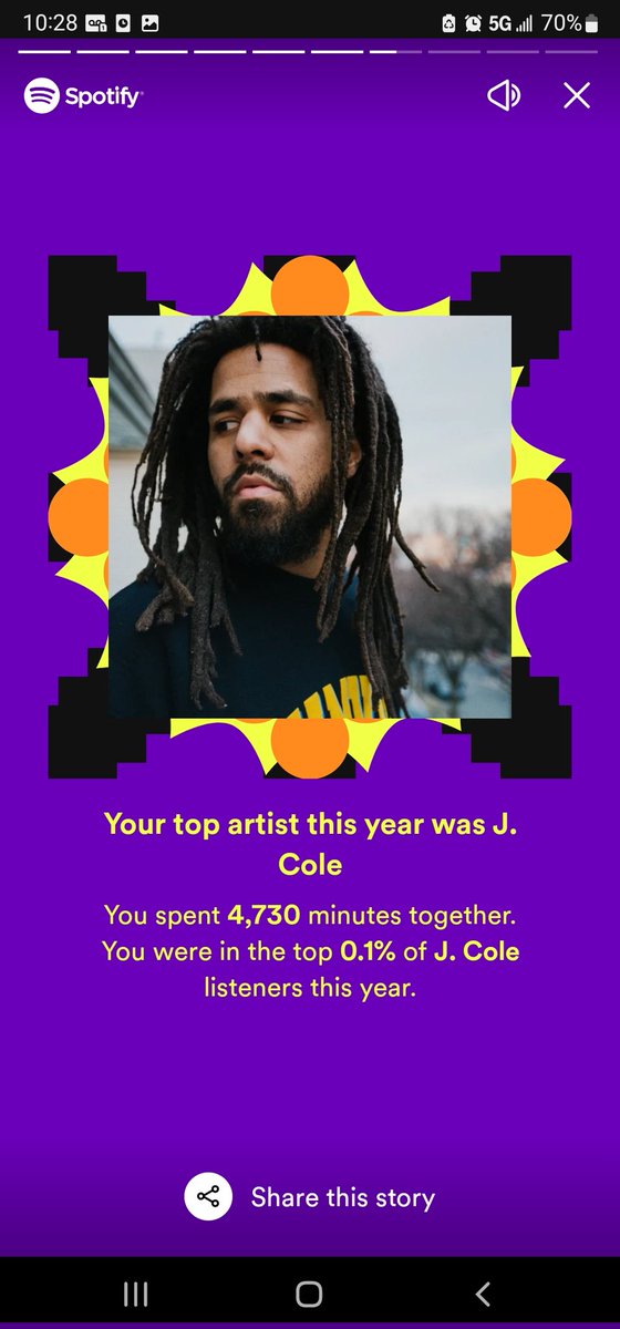 nadzakov's tweet photo. Alright I know I love music and all but I didn't think it was this bad of an addiction 😂 also thanks @JColeNC got me through the year https://t.co/JMM7m2plzl