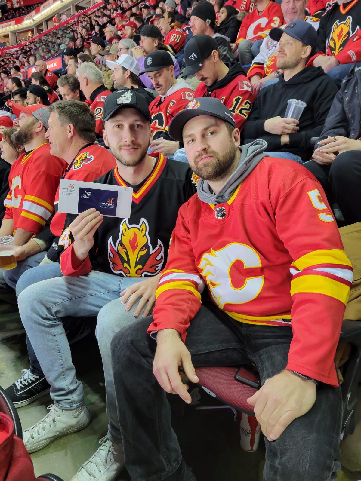 Calgary Flames on X: After the game, Backs had a special gift for Cohen  Snow ❤️  / X