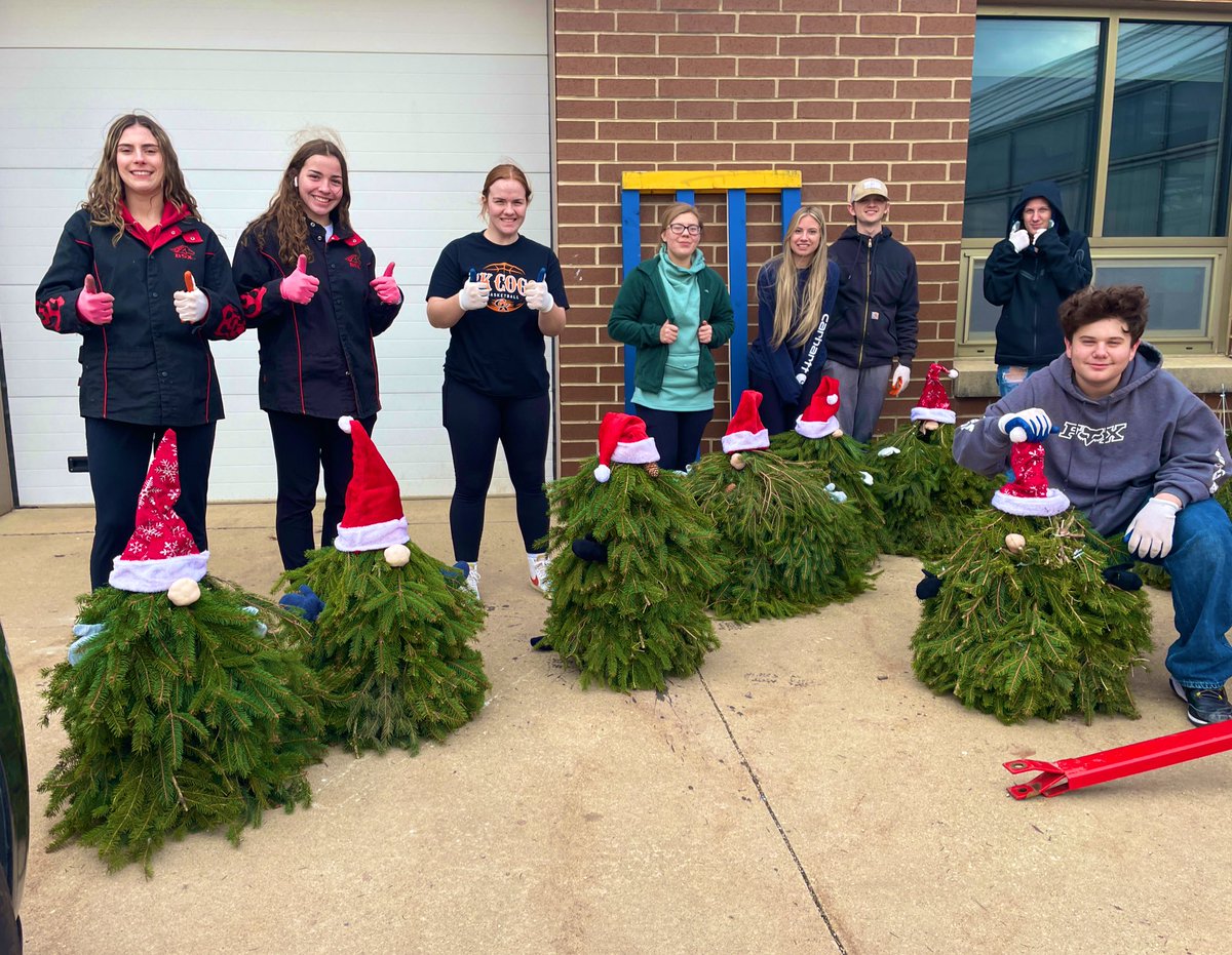 Horticulture took on a new level of evergreen projects this year! #LearningByDoing #gkcogs