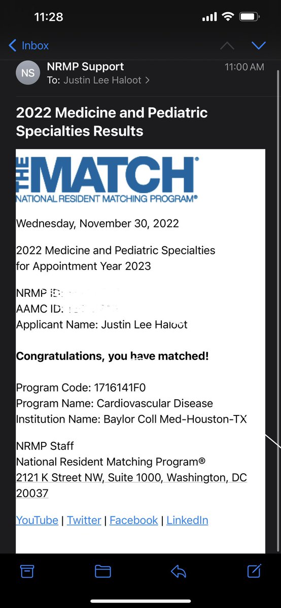 I’m so happy to be matched into Cardiology fellowship!!! I’ll be returning to Houston, TX @BCMHeart  #match2022 #CardioTwitter