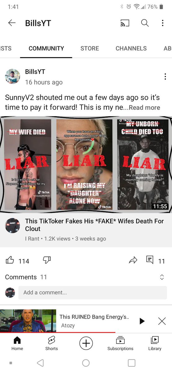 Jewwsh's tweet photo. W content creator more youtubers should do things like this https://t.co/K6LRpEIySq
