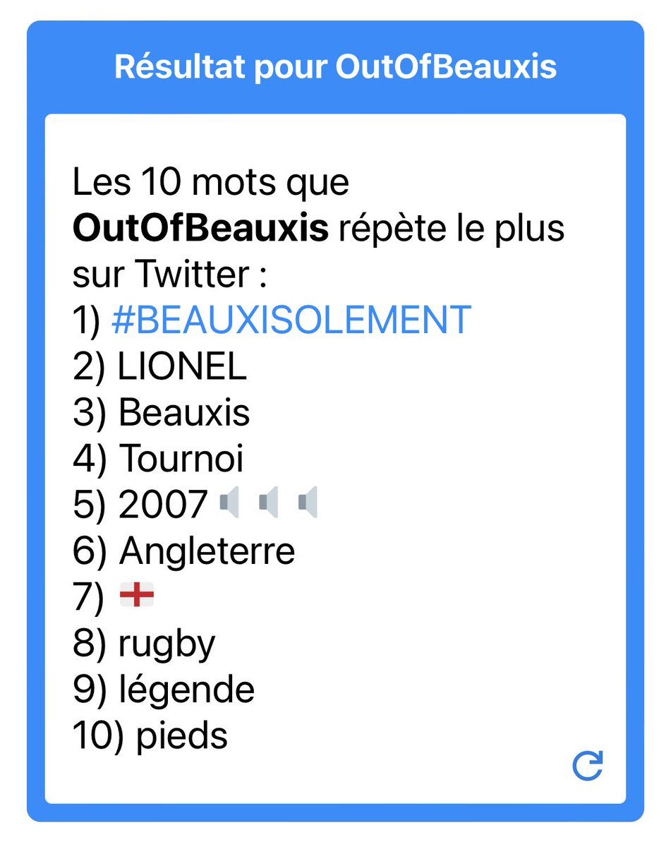 Out Of Context Lionel Beauxis tweet media