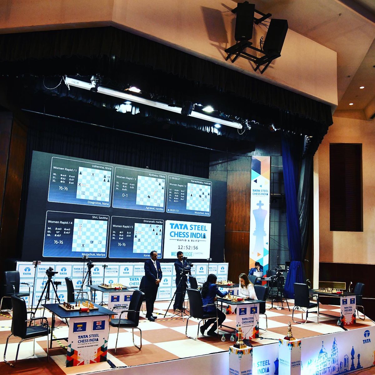 tschessindia's tweet photo. Scenes from Day Two of @tschessindia …
Catch all the live action of the tournament at the National Library or on @chessbaseindia #tsci2022 #tschessindia #TSCI #chess https://t.co/NcIUGsu7H4