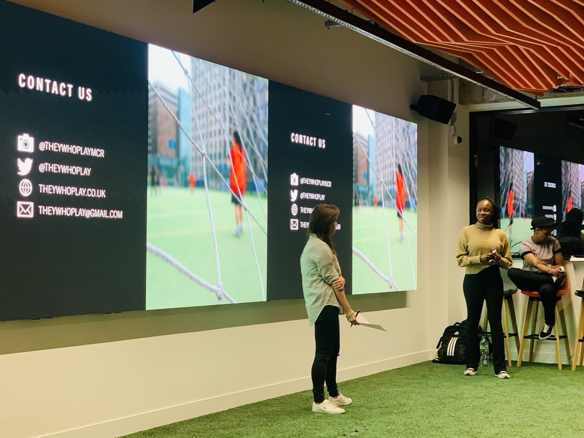 Great to open up #WomenInFootball on behalf of @WomeninFootball for @UA92MCR Break out sessions now in full swing!