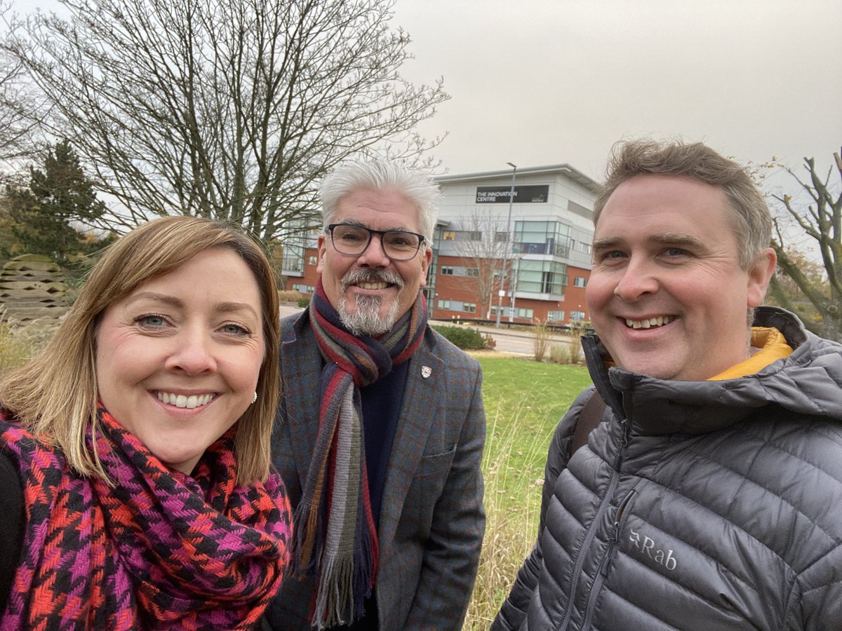 LauraKornas's tweet photo. Brilliant time catching up w/colleagues @SciTecDaresbury @PhilipCarvil @innovation_mike @milwrbychan @PAFielding - such an inspiring place for businesses &amp; great inspiration for future of health innovation @LancasterUni @HICLancaster @LancasterUniFHM #health #impact #HICommunity https://t.co/be8M9qOjf4