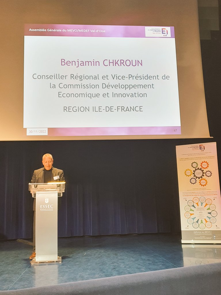 MEVO & MEDEF 95 (@95_mevo) on Twitter photo Pierre-André de Chalendar, Président du Groupe Saint-Gobain, invité d'honneur et intervenant de notre manifestation sur le thème "L'entreprise crée des biens pour le bien-être, l'entrepreneur est un bien-faisant" merci à <a href="/saintgobain/">Saint-Gobain</a> et à tous les autres intervenants & officiels Pierre-André de Chalendar, Président du Groupe Saint-Gobain, invité d'honneur et intervenant de notre manifestation sur le thème "L'entreprise crée des biens pour le bien-être, l'entrepreneur est un bien-faisant" merci à <a href="/saintgobain/">Saint-Gobain</a> et à tous les autres intervenants & officiels