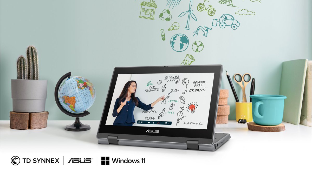 BR1100F is a great learning companion for students, with an innovative design that has a touchscreen display, stylus, a 360° hinge, and a world-facing camera. It’s packed with protective features, including an all-over rubber bumper, spill-resistant keyboard, and tough hinge.