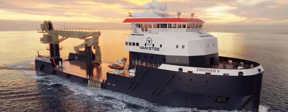 Damen Shipyards y Van Stee Offshore firman contrato para entrega del primer buque offshore Multibuster 8020 - portalportuario.cl/damen-shipyard… #DamenShipyard #Offshore #Multibus