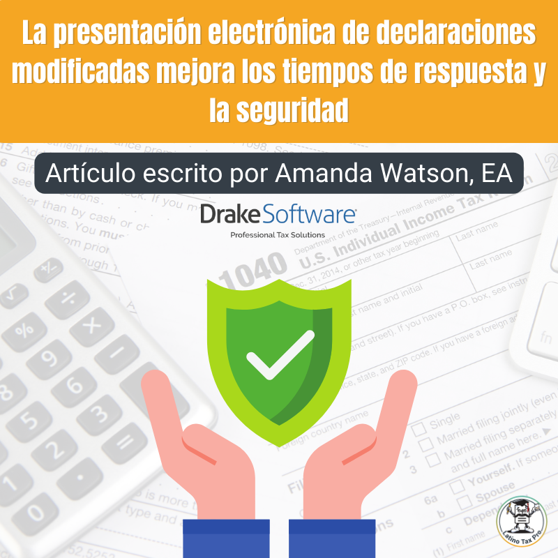 La realidad es que más del 90 por ciento de todos los contribuyentes individuales ahora presentan sus declaraciones electrónicamente. #IRS e-file cumple con estrictas pautas de seguridad.

👉🏽 Leer el artículo completo: bit.ly/3imGEqL
#drakesoftware #taxpro