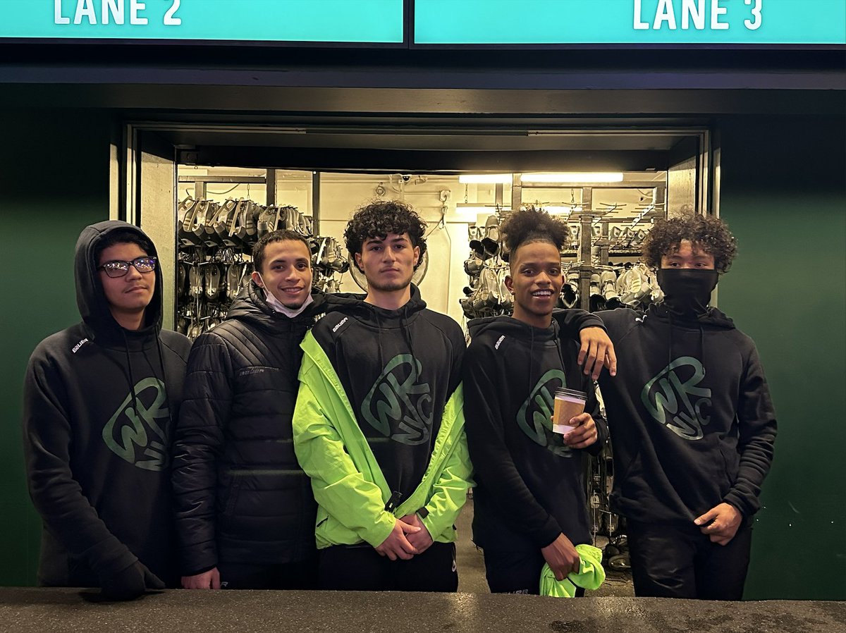 All set for the winter skate season. Thank you @bauerhockey for our amazing Wollman uniforms.